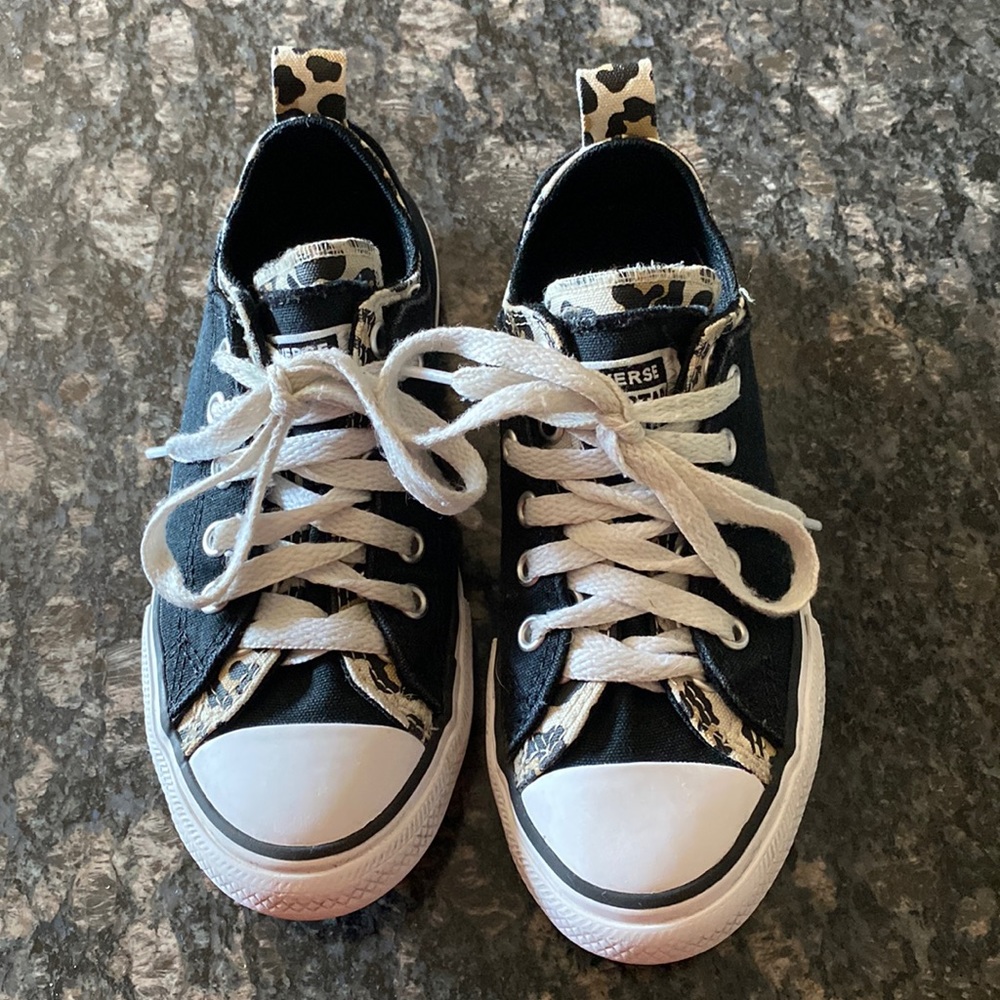 Converse Youth Leopard Print